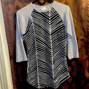 NWOT lularoe 3/4 length sleeve top